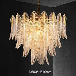 VIOLETTA Glass Chandeliers Stylish Modern  Bohemian Rattan Woven Pendant