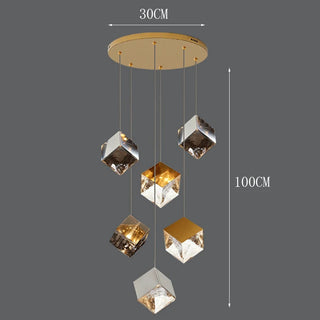 Cubeo Pendant Lights Modern  Handcrafted Artisan Ceiling Light