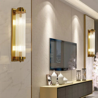 Golden Glow Crystal Fixture Modern  Art Deco Inspired Illumination
