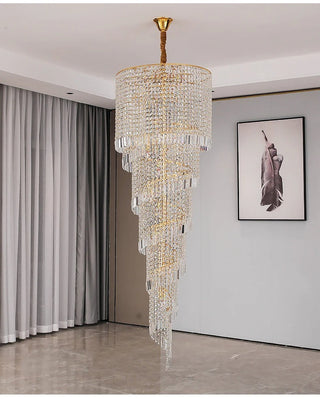Glasgow Staircase Chandelier Modern  Art Deco Inspired Illumination