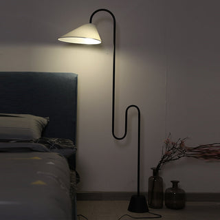 Minimalist Malti Floor Lamp Modern  Sculptural Spiral LED Fixture