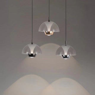 HENNEKE Glass Pendant Modern  Rustic Industrial Hanging Lamp