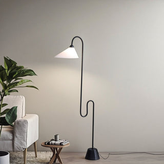 Minimalist Malti Floor Lamp Modern  Sculptural Spiral LED Fixture