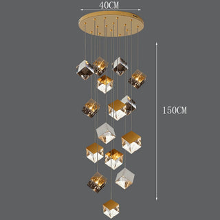 Cubeo Pendant Lights Modern  Handcrafted Artisan Ceiling Light