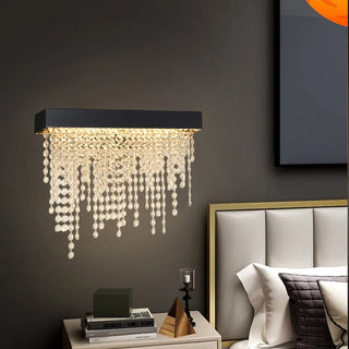 Ashton Crystal Wall Sconce Modern  Luxury Marble Base Table Lamp