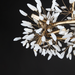 Aster White Jade Chandelier Modern  Luxury Marble Base Table Lamp