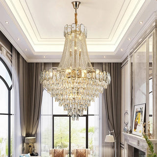 Mirova Modern Crystal Chandelier Modern  Handcrafted Artisan Ceiling Light