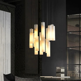 ELIT Marble Pendant Light Modern  Ornate Antique Finish Fixture