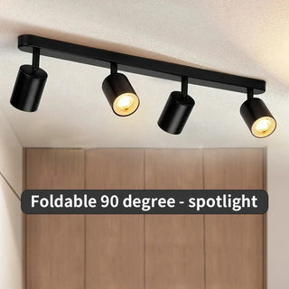 Luma Track Adjustable Spotlight Modern  Sculptural Spiral LED Fixture