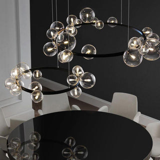 Dexter Bubble Chandelier Modern  Handcrafted Artisan Ceiling Light