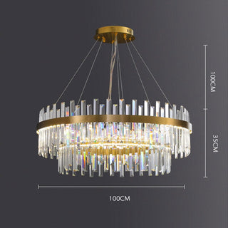Orion Crystal Chandelier Refined Modern  Contemporary Crystal Statement Fixture