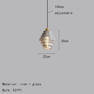 Gilded Layers Nordic Chandelier Modern  Rustic Industrial Hanging Lamp
