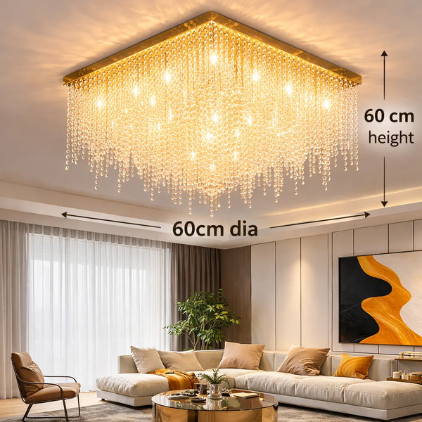 Auren Square Frame Ceiling Lamp