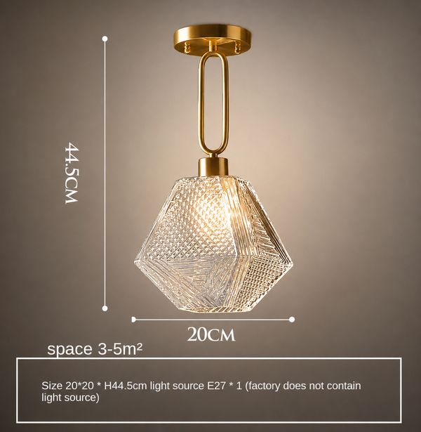 Ella Classic Glass Pendant