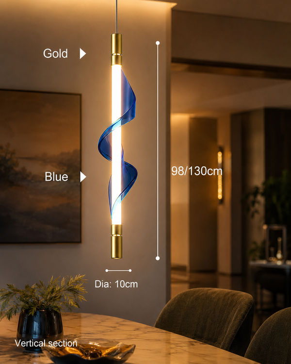 Zynella Nordic Long Tubes LED Linear Pendant Light
