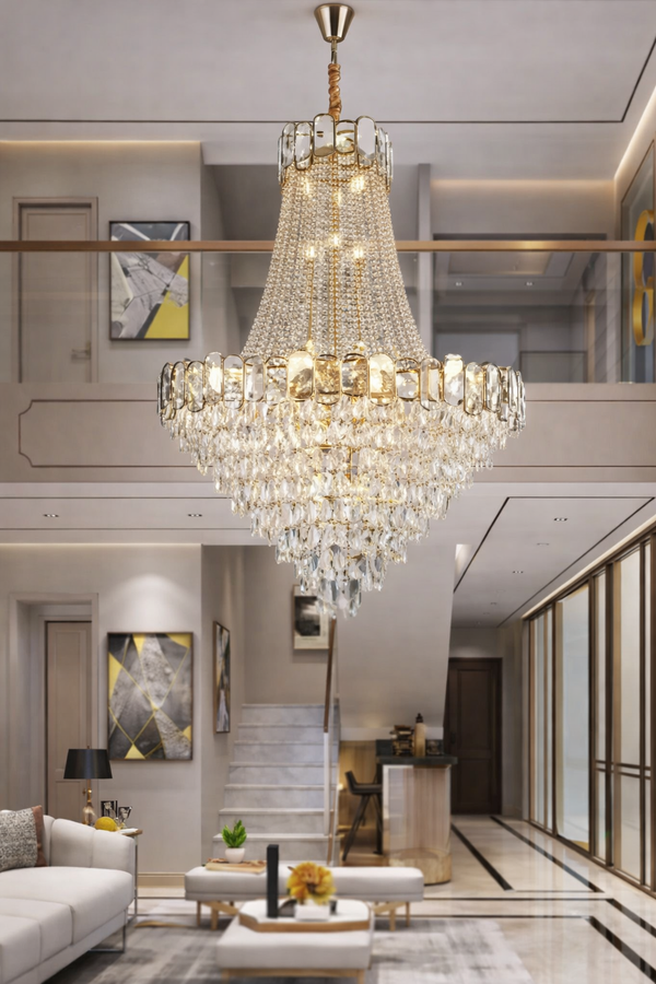 Mirova Modern Crystal Chandelier