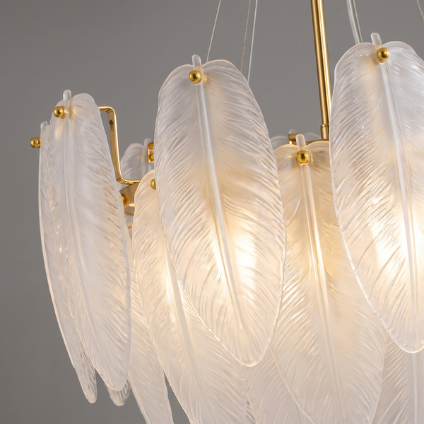 Feather Antique Chandelier