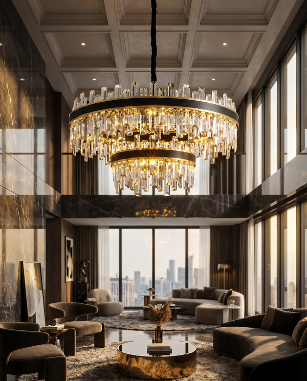 Ayah Collection Modern Luxury Chandelier | Zynella Interior