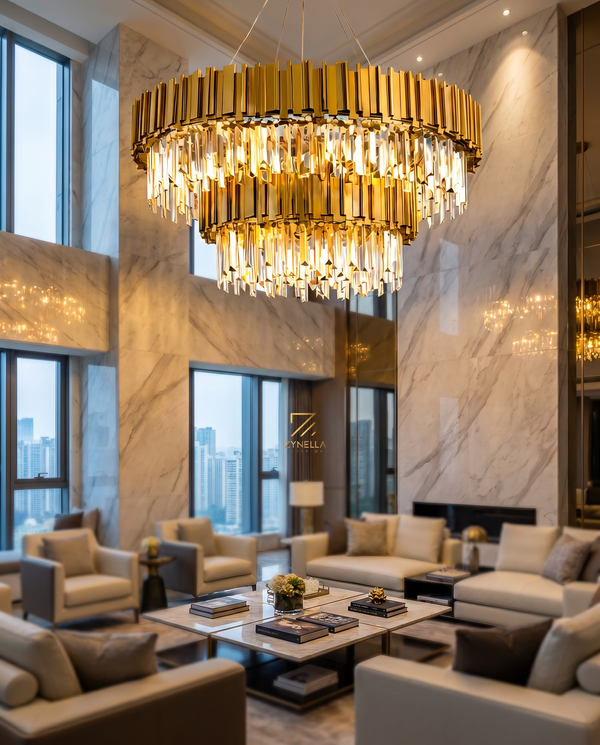 Queen Elizabeth Modern Scandinavian Chandelier | Zynella Interior