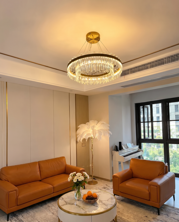 Orion Modern Crystal Chandelier | Zynella Interior