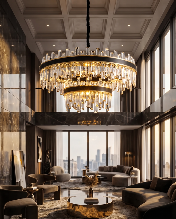 Ayah Collection Modern Luxury Chandelier | Zynella Interior