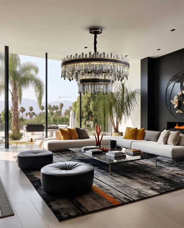 Ayah Collection Modern Luxury Chandelier | Zynella Interior