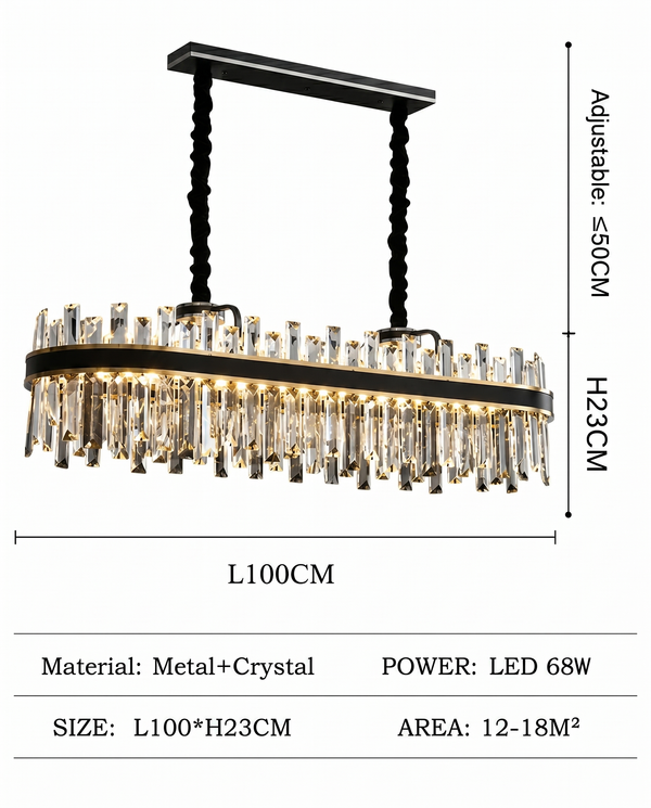Ayah Collection Modern Luxury Chandelier | Zynella Interior