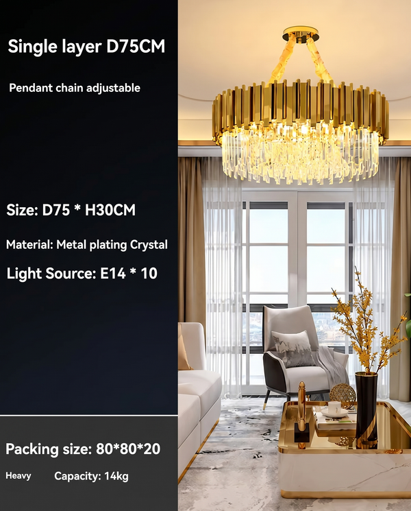 Queen Elizabeth Modern Scandinavian Chandelier | Zynella Interior