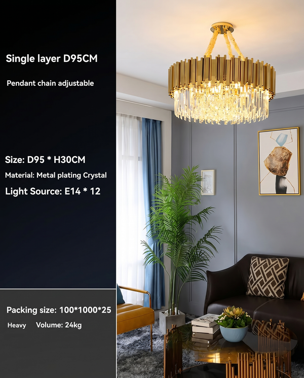 Queen Elizabeth Modern Scandinavian Chandelier | Zynella Interior