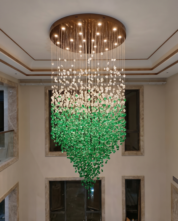 Modern Stone Contemporary Crystal Chandelier | Zynella Interior