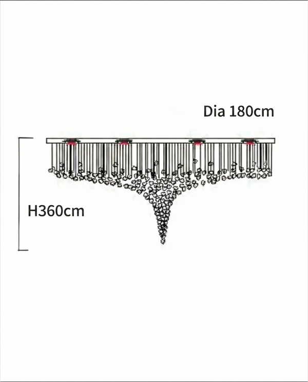 Modern Stone Contemporary Crystal Chandelier | Zynella Interior