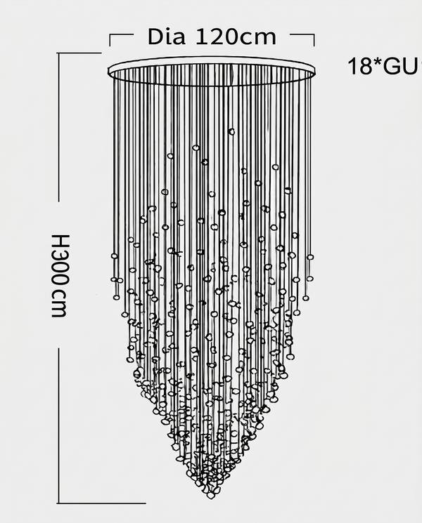 Modern Stone Contemporary Crystal Chandelier | Zynella Interior