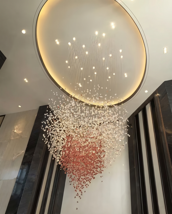 Modern Stone Contemporary Crystal Chandelier | Zynella Interior