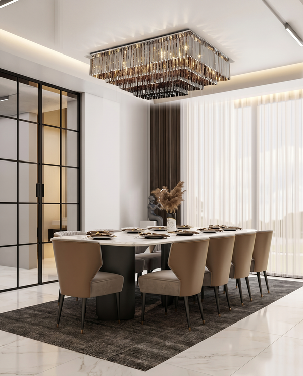Kade Crystal Modern Chandelier | Zynella Interior