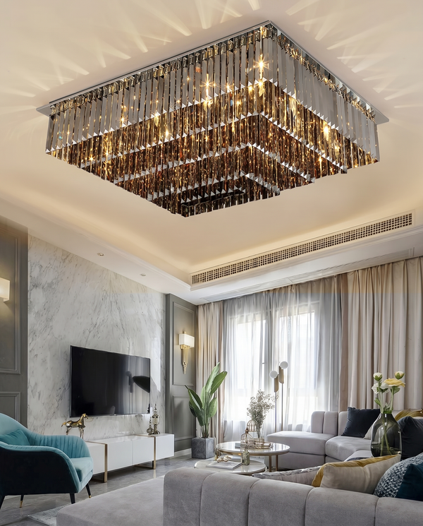 Kade Crystal Modern Chandelier | Zynella Interior