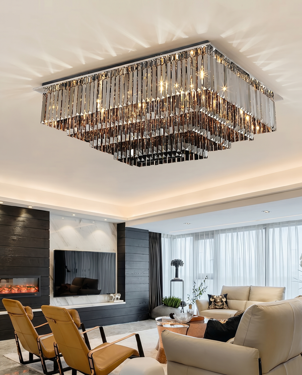 Kade Crystal Modern Chandelier | Zynella Interior