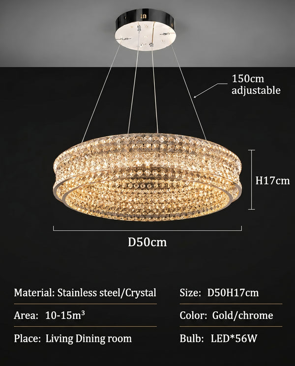 Ophelia Luxury Crystal Chandelier | Zynella Interior