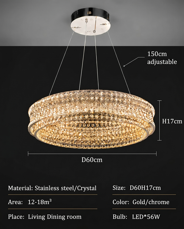 Ophelia Luxury Crystal Chandelier | Zynella Interior