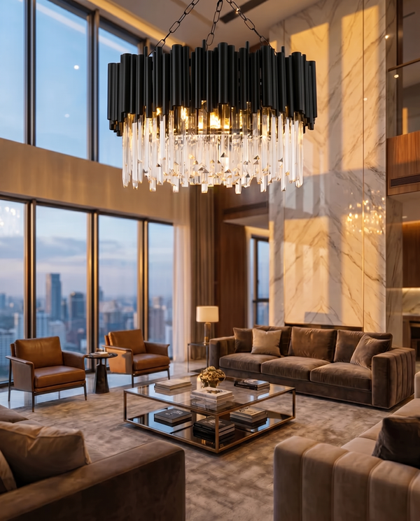 Maximus Crystal Chandelier Collection | Zynella Interior