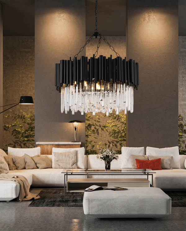 Maximus Crystal Chandelier Collection | Zynella Interior