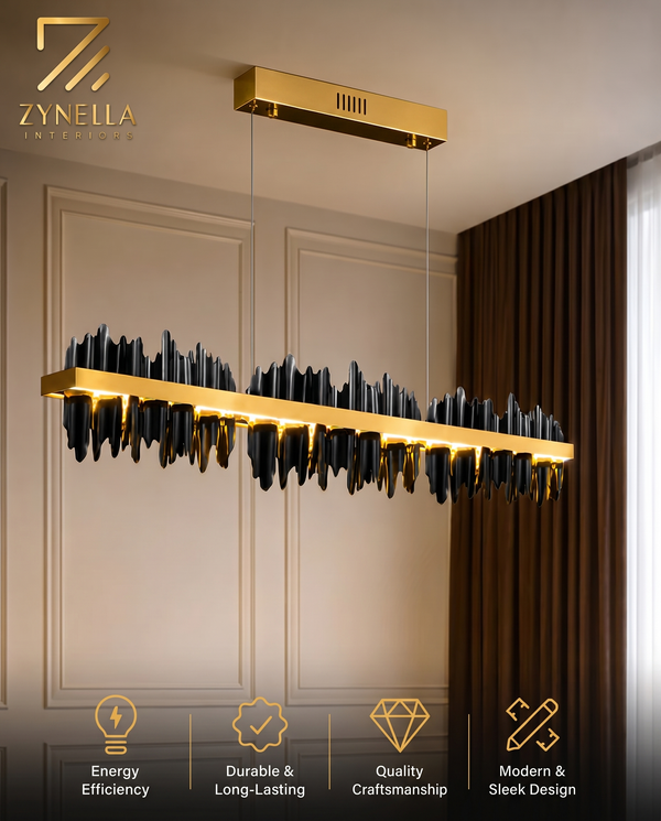 Zynella Iceberg: Linear LED Architectural Chandelier