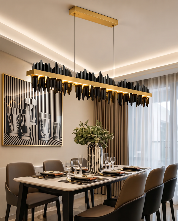 Zynella Iceberg: Linear LED Architectural Chandelier