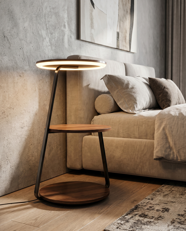 Noir Maple Modern Table Lamp