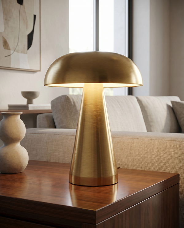 Moon Cap Modern Table Lamp