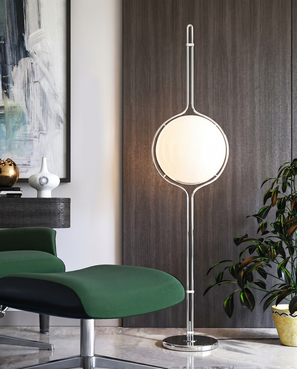 Halo Beam Floor To Ceiling Modern Lamp