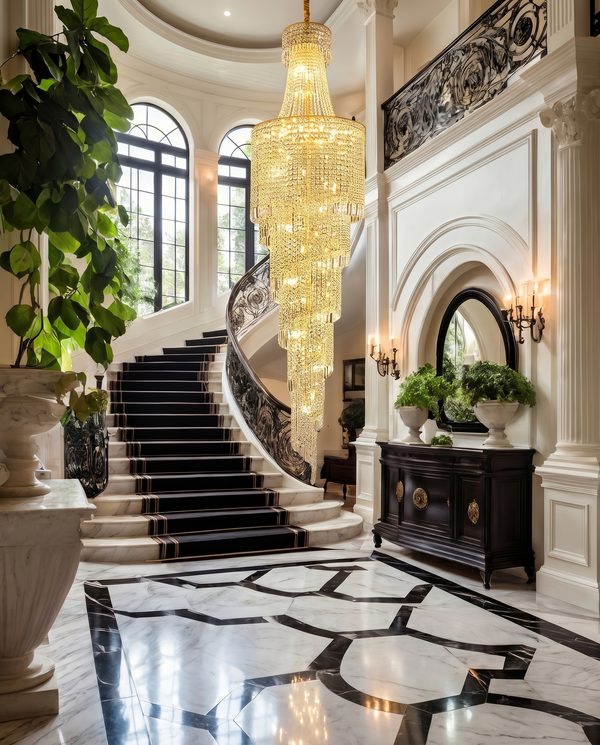 Glasgow Staircase Luxury Illumination Chandelier