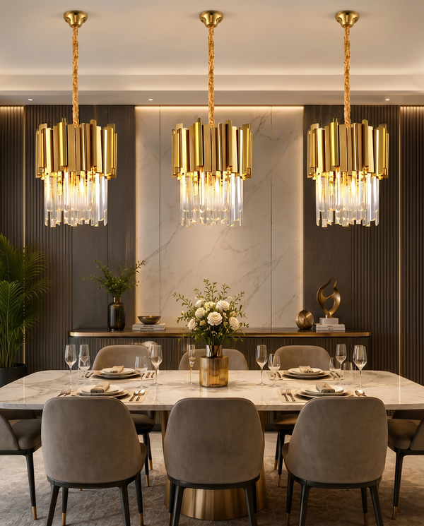 Elizabeth Modern Crystal Pendants