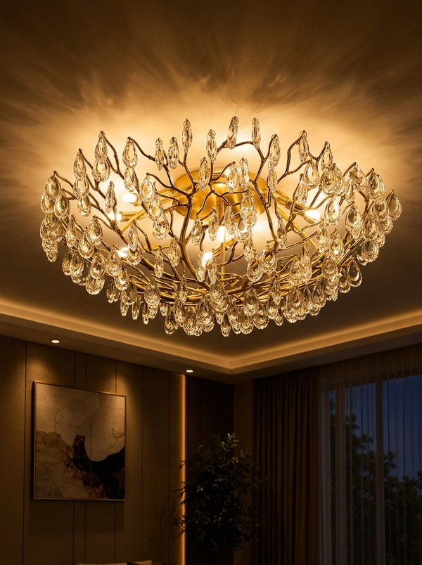 Alara Crystal Ceiling Lamp