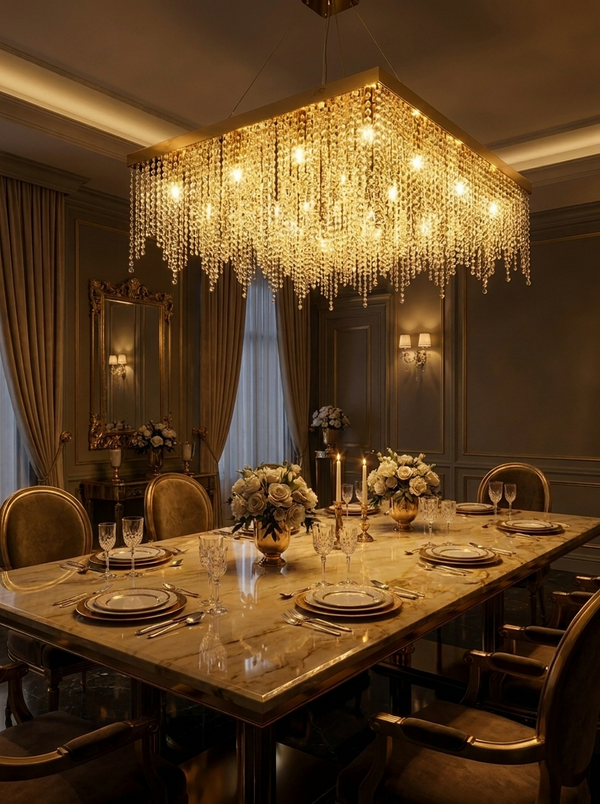 Auren Square Frame Ceiling Lamp
