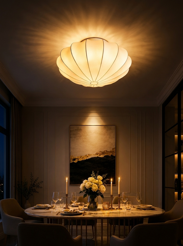 Zynella Glow Silk Pendant Light